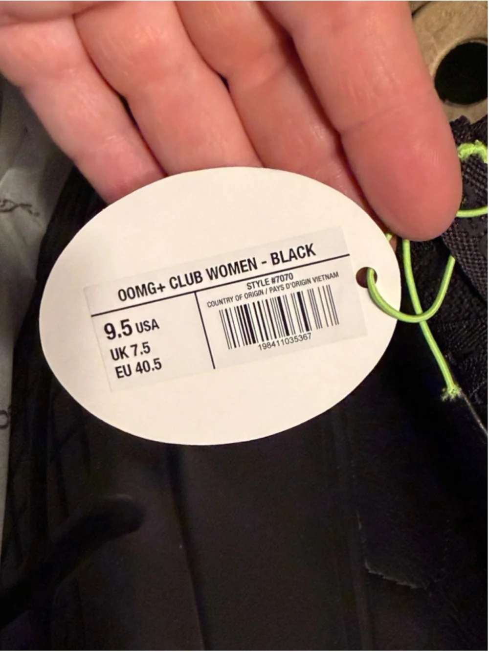 NIB Oofos Club+ WOMEN'S SLIP-ON LEATHER SHOE